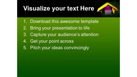 Book Under The House Metaphor PowerPoint Templates And PowerPoint Themes 1012