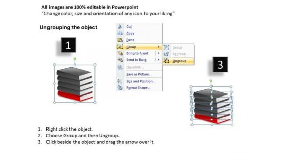 Books Diagrams For PowerPoint