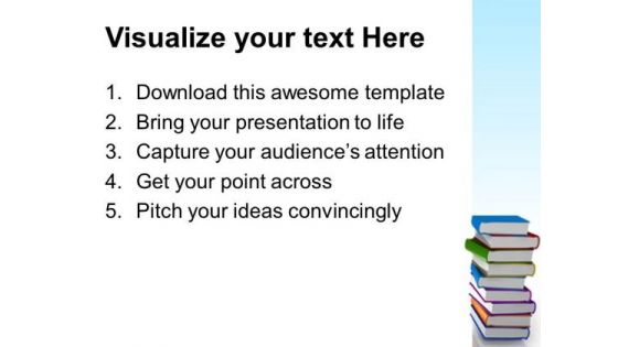 Books Education PowerPoint Templates And PowerPoint Themes 0512