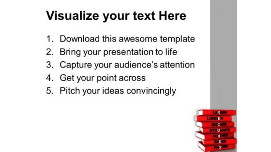 Books Make Magical World Of Reading PowerPoint Templates Ppt Backgrounds For Slides 0713