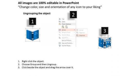 Books To Calculate Cash Flow PowerPoint Template
