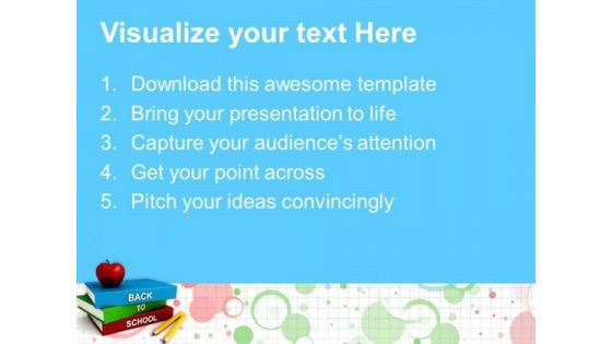 Books With Back To School PowerPoint Templates And PowerPoint Themes 0912