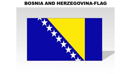 Bosnia And Herzegovina Country PowerPoint Flags