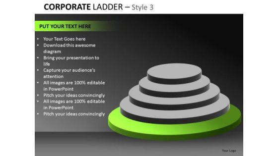 Bottom Level Steps PowerPoint Ppt Templates