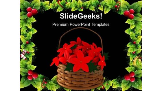 Bouqet Of Red Flowers Holy Background PowerPoint Templates Ppt Backgrounds For Slides 1212