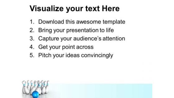 Bowling Game01 Success PowerPoint Templates And PowerPoint Themes 0512