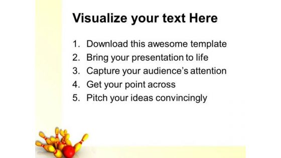 Bowling Game PowerPoint Templates And PowerPoint Themes 0412