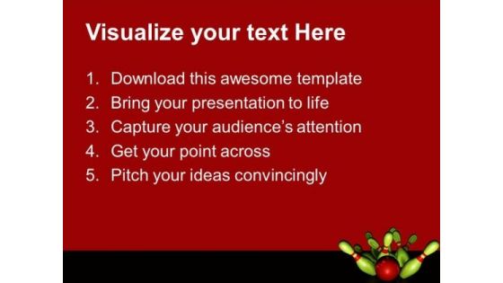 Bowling Game PowerPoint Templates And PowerPoint Themes 0512