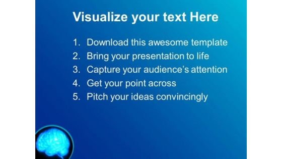 Brain Human Anatomy PowerPoint Templates Ppt Backgrounds For Slides 0513