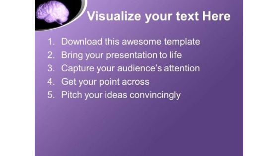 Brain Is Important Part Of Human Body PowerPoint Templates Ppt Backgrounds For Slides 0613