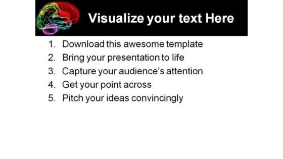 Brain Medical PowerPoint Template 0610