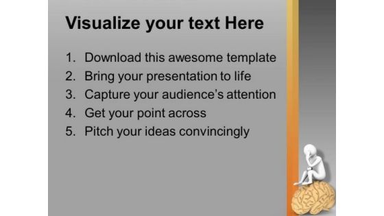 Brainstorming And Intellectual Thoughts PowerPoint Templates Ppt Backgrounds For Slides 0313