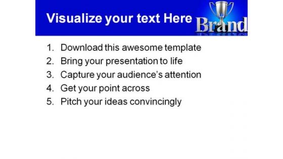Brand Champion Business PowerPoint Templates And PowerPoint Backgrounds 0211