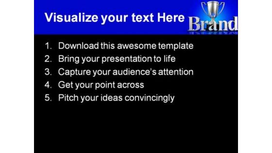 Brand Champion Business PowerPoint Templates And PowerPoint Backgrounds 0211
