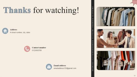 Branded Clothing Company Profile PPT Example Powerpoint Presentation Slides CP CD V