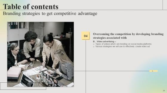 Branding Strategies To Get Competitive Advantage Ppt Powerpoint Presentation Complete Deck