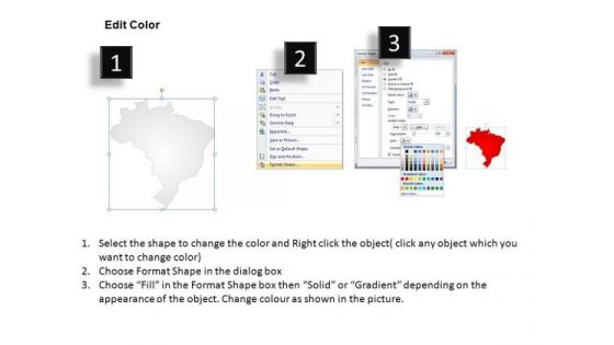 Brazil PowerPoint Maps