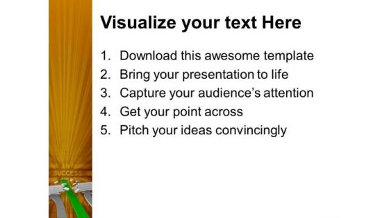 Break Through Arrow Success PowerPoint Templates And PowerPoint Themes 1012