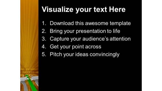 Break Through Arrow Success PowerPoint Templates And PowerPoint Themes 1012