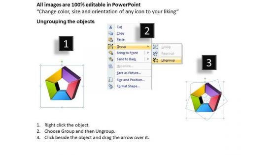 Breakdown Of Data Parts As Whole 5 Stages Business Plan Model PowerPoint Templates