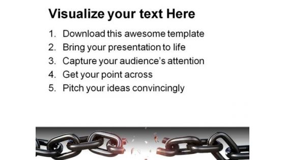 Breaking Chain Business Template 1010