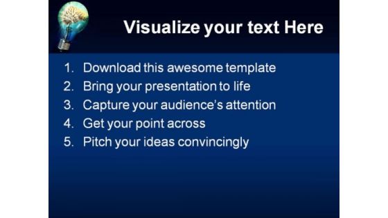 Bright Idea Business PowerPoint Themes And PowerPoint Slides 0211