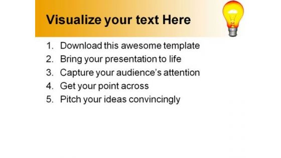 Bright Idea Future PowerPoint Themes And PowerPoint Slides 0211