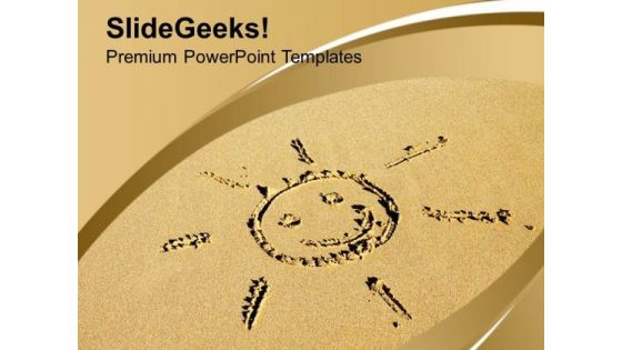 Bright Sunny Day Beauty Seascape PowerPoint Templates Ppt Backgrounds For Slides 0313
