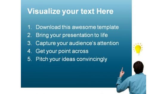 Brilliant Idea Business PowerPoint Templates And PowerPoint Backgrounds 0211