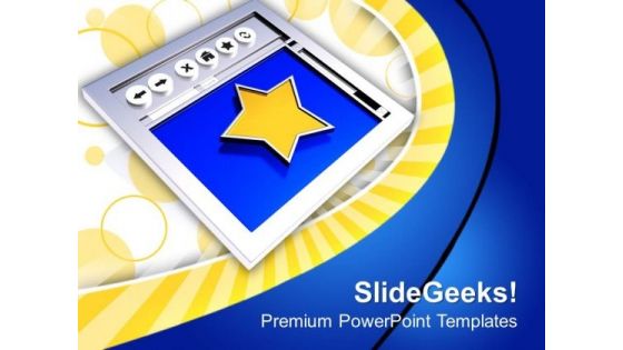 Browser Favourites PowerPoint Templates And PowerPoint Themes 1012