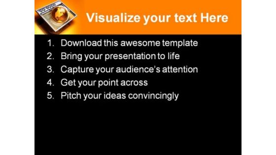 Browsing The Internet Computer PowerPoint Backgrounds And Templates 1210