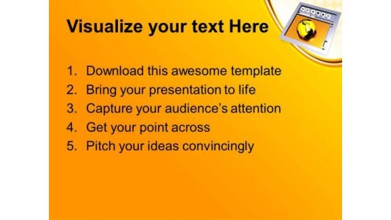 Browsing The Internet Global PowerPoint Templates And PowerPoint Themes 0812