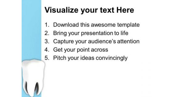 Brush Your Teeth Regularly PowerPoint Templates Ppt Backgrounds For Slides 0613