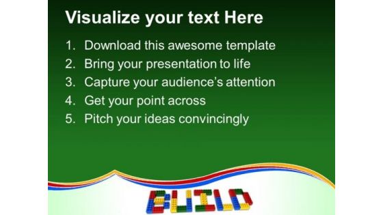 Build Lego Education Construction PowerPoint Templates And PowerPoint Themes 0612