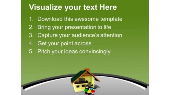 Building Home For Family Is A Dream PowerPoint Templates Ppt Backgrounds For Slides 0713