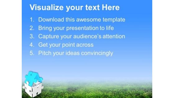 Building Puzzle Home Business PowerPoint Templates Ppt Backgrounds For Slides 0413