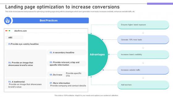 Building Stronger Customer Landing Page Optimization To Increase Conversions SA SS V