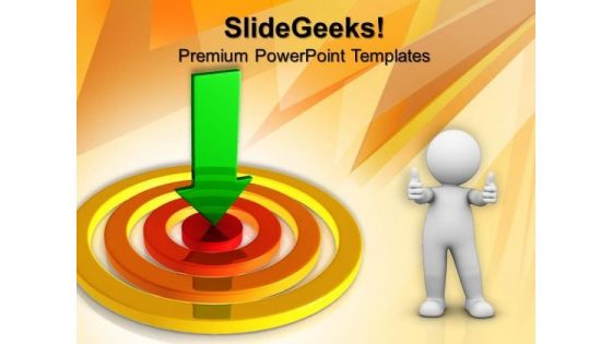 Bulls Eye Target Success PowerPoint Templates And PowerPoint Themes 0912