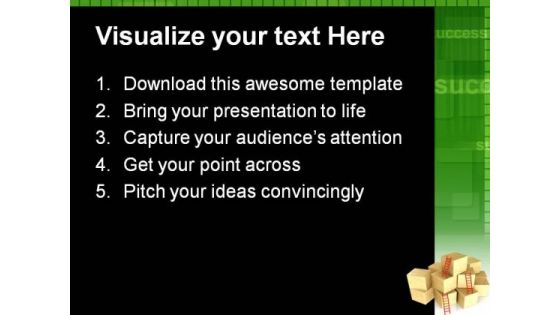 Bunch Of Boxes Shapes PowerPoint Templates And PowerPoint Themes 0812