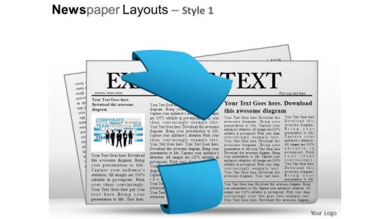 Bundle Newspaper Layouts 1 PowerPoint Slides And Ppt Diagram Templates