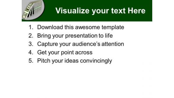 Bundles Of Dollar Bill In Queue Finance PowerPoint Templates Ppt Backgrounds For Slides 1112