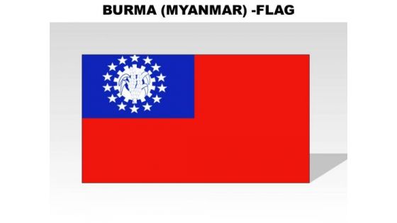 Burma Myanmar Country PowerPoint Flags