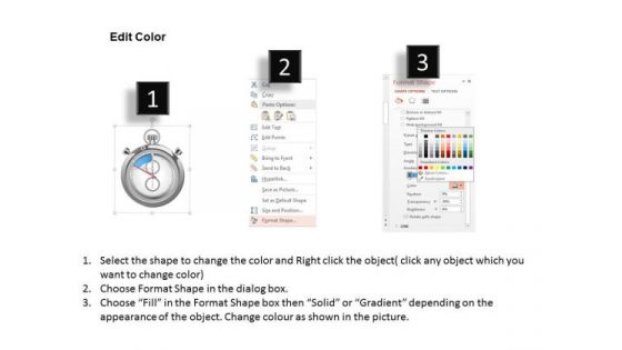 Busines Diagram 3d Clock For Time Management For Business Diagram Presentation Template