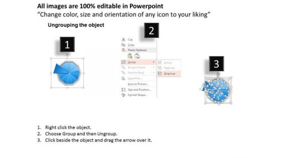 Busines Diagram Five Decagon With Text Boxes Presentation Template