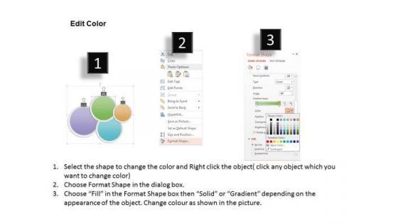 Busines Diagram Four Bulb Design For Text Representation Presentation Template