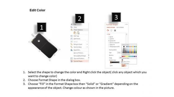 Busines Diagram Four Dominoes For Data Representation Presentation Template