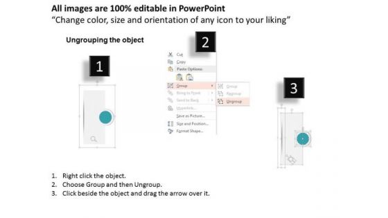 Busines Diagram Three Staged Text Boxes For Data Representation Presentation Template