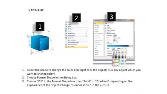 Business 3d Cube Perspective PowerPoint Slides And Ppt Diagram Templates