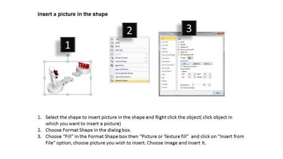 Business Activity Diagram 3d Man And Puzzle With Team PowerPoint Slides