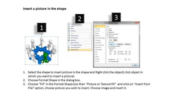 Business Activity Diagram 3d Men Sourouned The Gears PowerPoint Slides